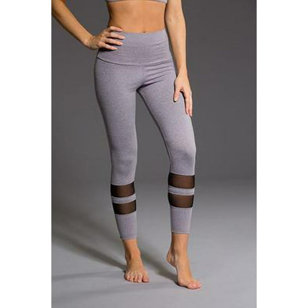 Details about   SOISOU Solid Color Mesh Leggings Women Tights Yoga Pants Elastic High Waist 